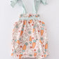Bunny carrot print girl bubble