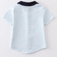 Boys Striped Embroidered Golf Shirt