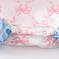 Pink Bow Print bubble with Tie Shoulders