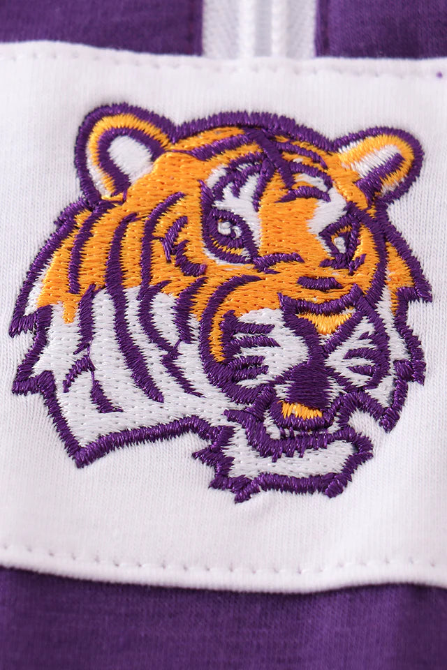 LSU embroidery girl pullover