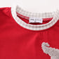 Maroon Alabama french knot boy bubble