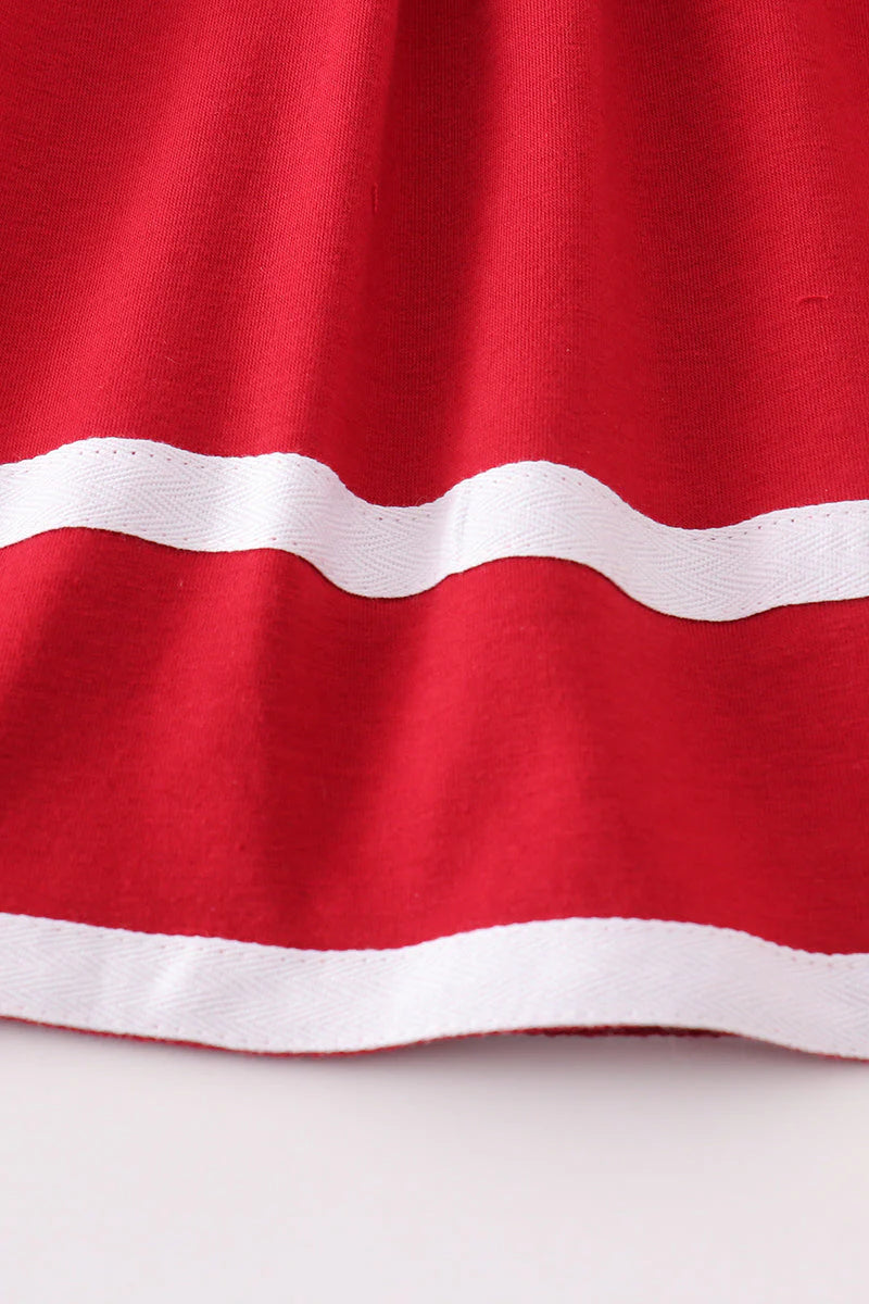 Maroon Alabama french knot Cheerleader Dress
