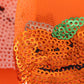 Orange halloween sequin tutu skirt