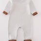 Stripe turkey applique boy romper