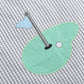 Gray Gingham Golf Shortalls