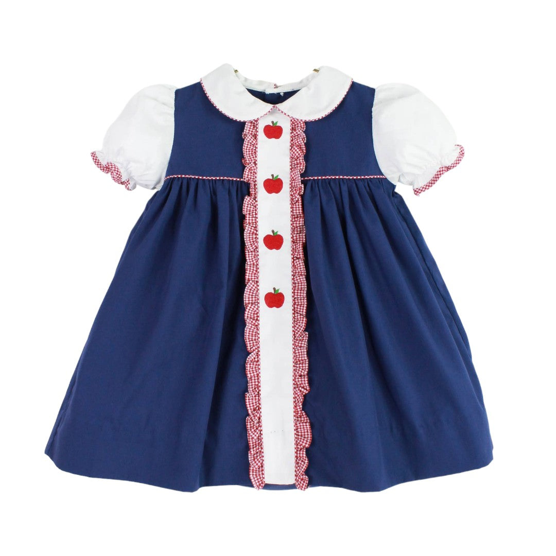 Apple Embroidered Dress