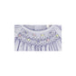 Daygown with Raglan Sleeves and Embroidered Hem: 6 Month / Lavender