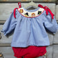 SMOCKED OZ Bloomer set with Bows