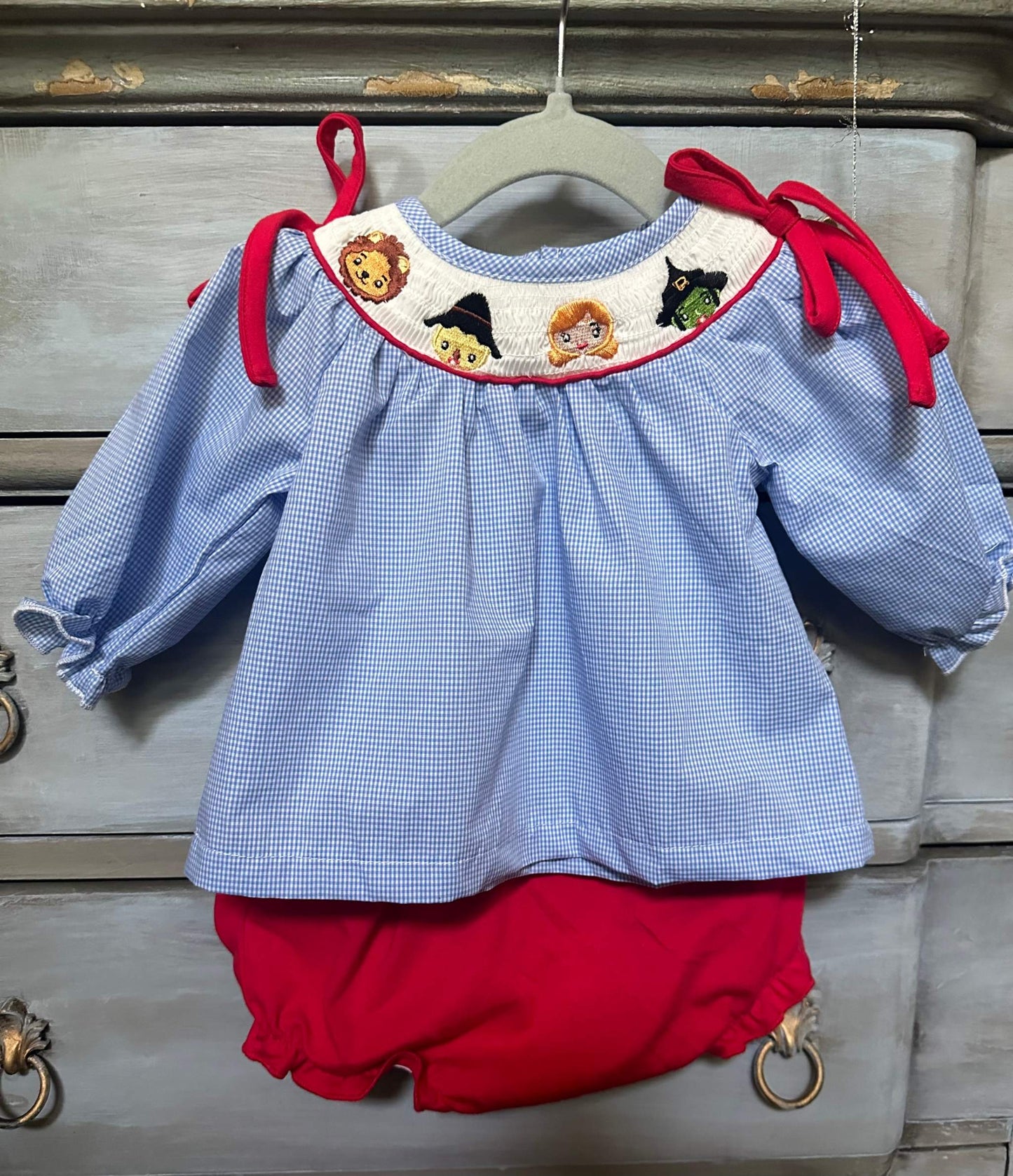SMOCKED OZ Bloomer set with Bows