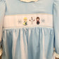 Frozen Light Blue Handsmocked Dress
