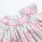 Rose Floral Print Bishop Dress