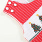 Red Christmas Tree Smocked Overalls