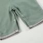 Sage Green Mallard Smocked Overalls