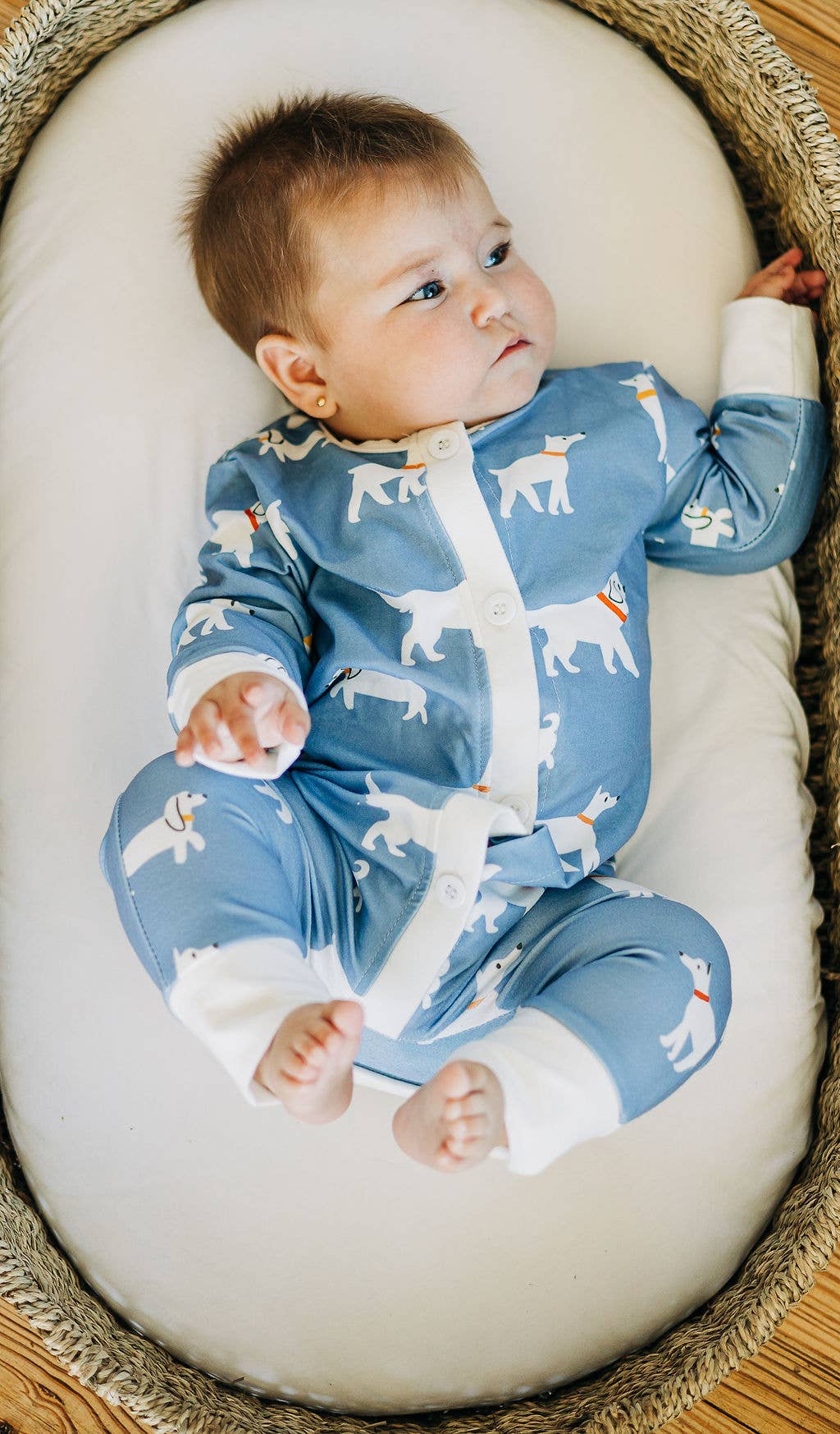 Puppies Buttflap Pajamas