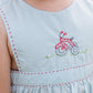 Tricycle embroidered dress