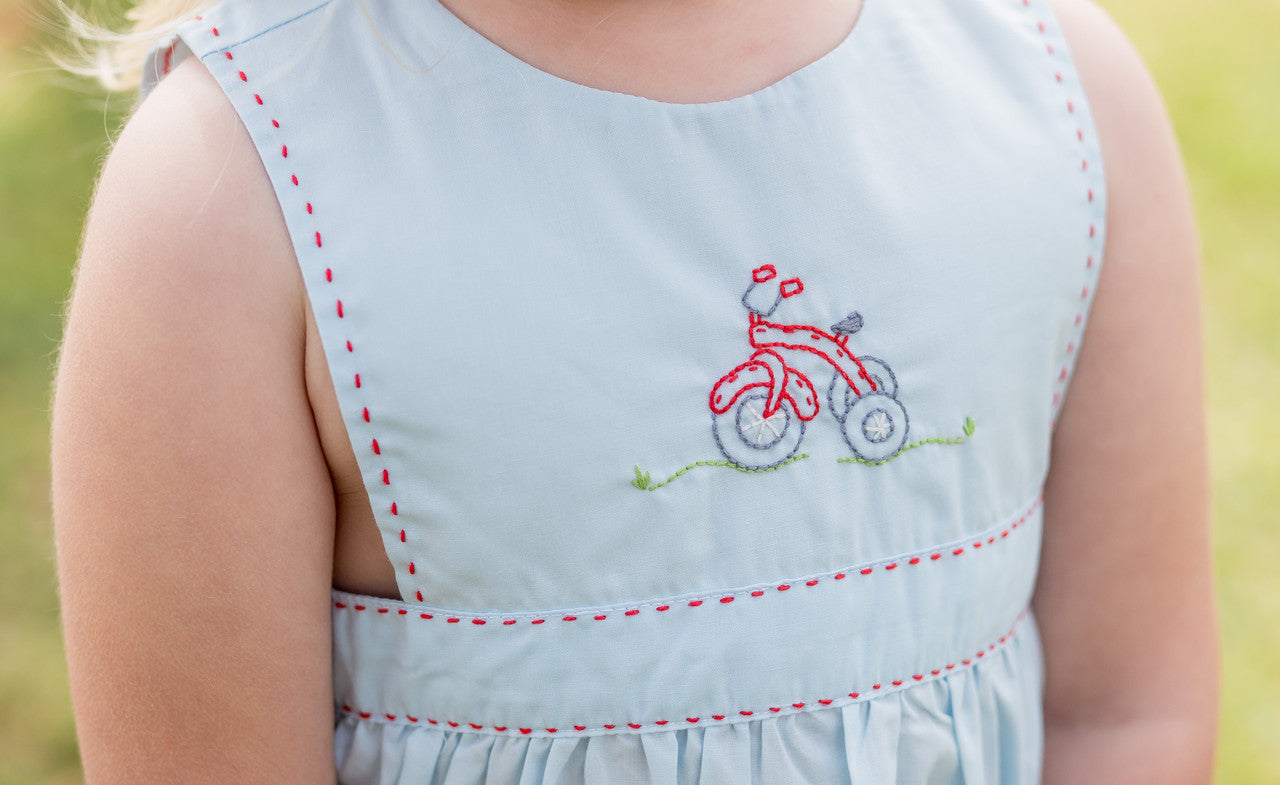 Tricycle embroidered dress