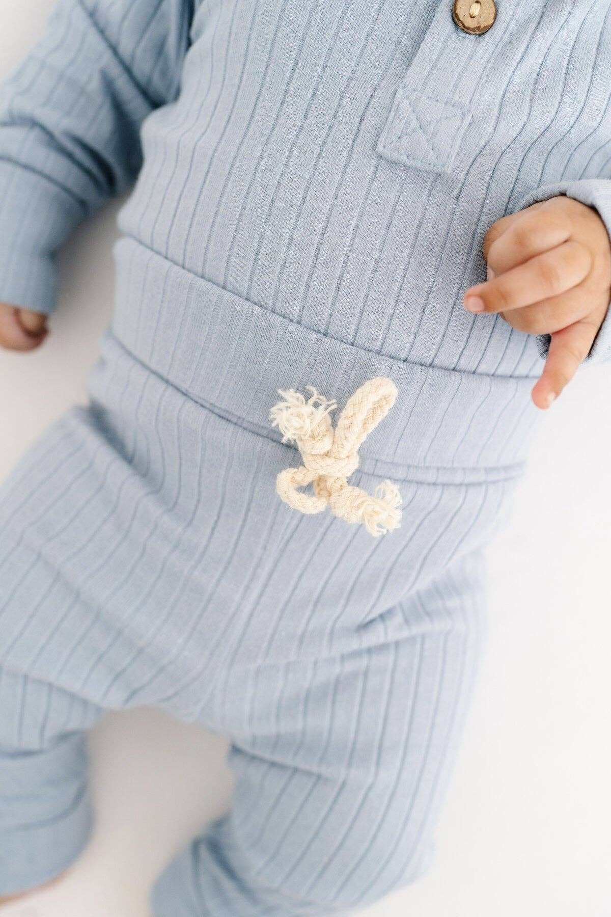 Fog Ribbed Bodysuit Set detail
