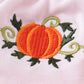 Orange Plaid Pumpkin Embroidery Dress