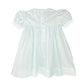 Fully Smocked Dress with French Lace-MINT