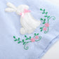 Light Blue Easter Bunny Swing Dress