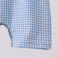 BLUE  SuperHero CHARACTER SMOCKED GINGHAM JONJON