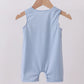 BLUE  SuperHero CHARACTER SMOCKED GINGHAM JONJON
