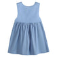 Blue Halloween Boo Dress With Big Bow