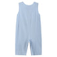 Light Blue Nativity Smocked Overalls