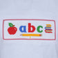 Learning my ABCS Smocked Bloomer Set