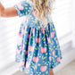 Pink Apples Twirl Dress