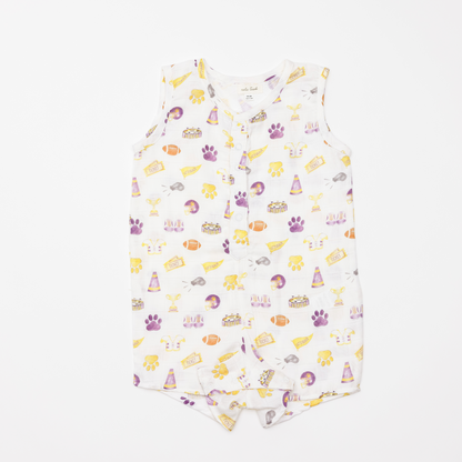 Let's go Tigers Organic Muslin Shortall