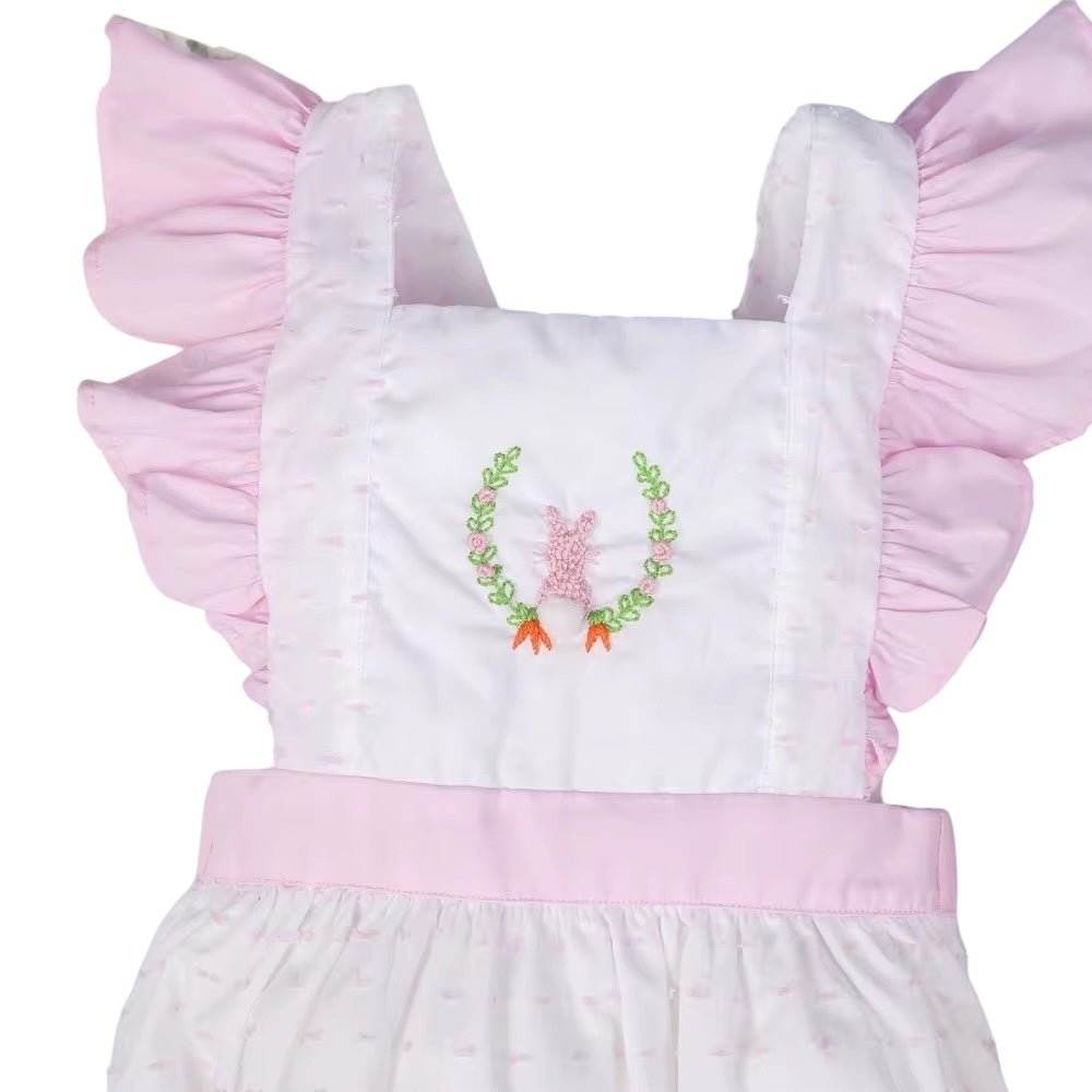 RABBIT CROCHET BABY GIRL BUBBLE