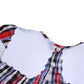 Cute Santa Claus french knot girls dress