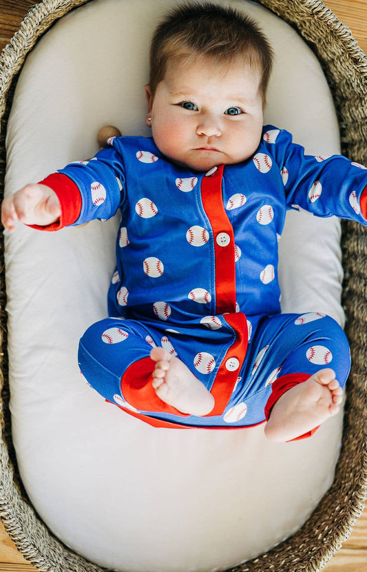 Baseball Buttflap Pajamas