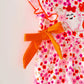 Halloween Floral Ghost Romper with Bows