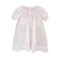 Daygown with Raglan Sleeves and Embroidered Hem: 6 Month / Lavender