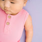 Passion Pink Ribbed Tank Set