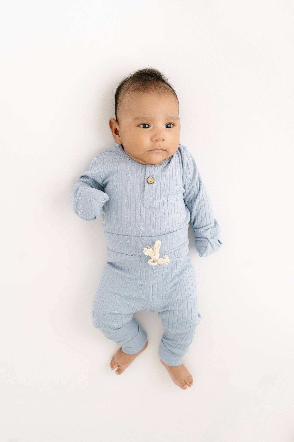 Fog Ribbed Bodysuit Set full