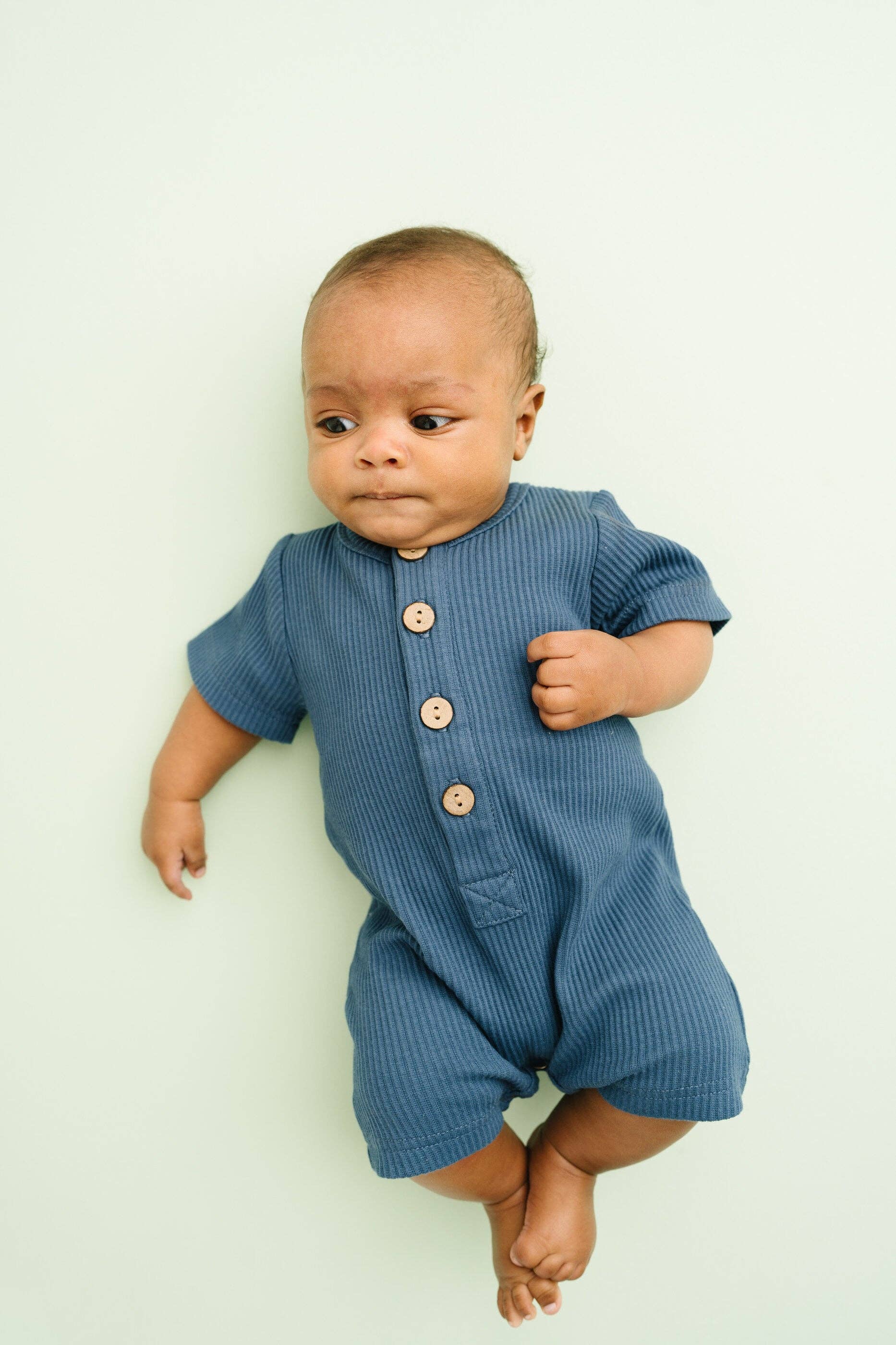 Twilight Short Ribbed Romper