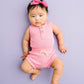 Passion Pink Ribbed Tank Set