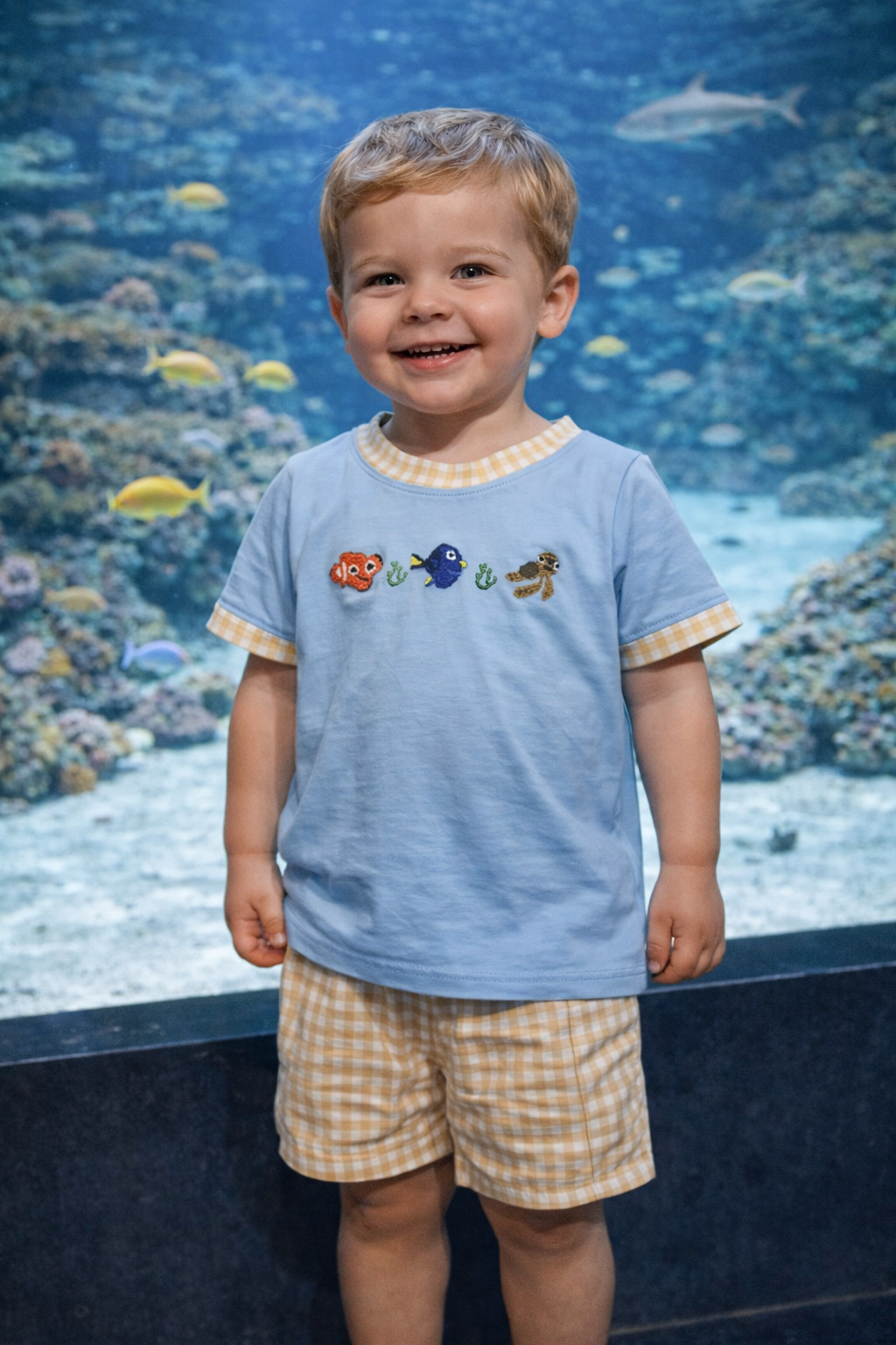 Fish Friends-French Knot Short set