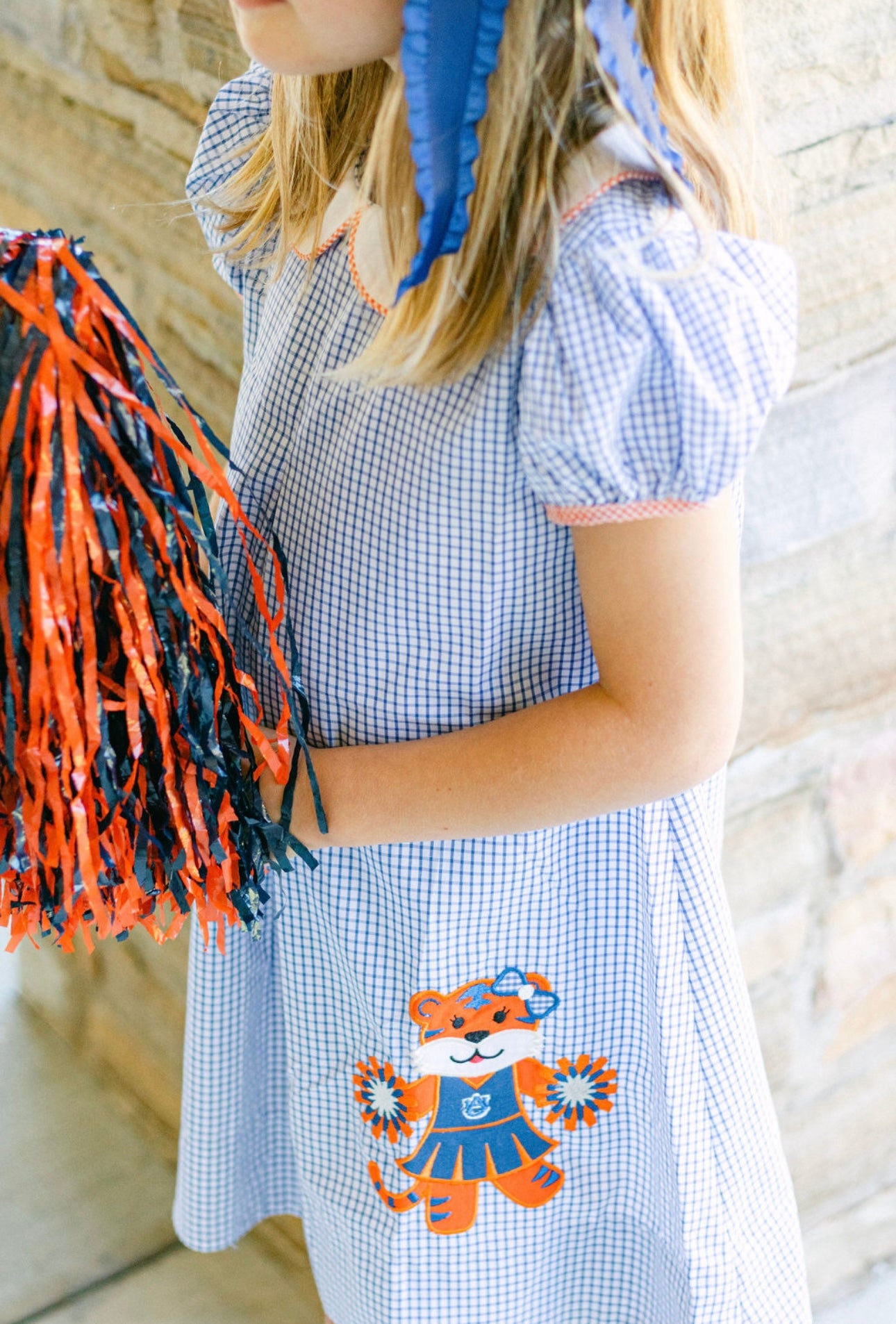 Auburn  Tiger Cheer Gameday Applique Dress