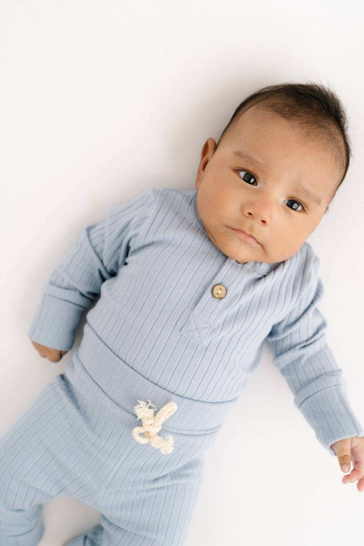 Fog Ribbed Bodysuit Set