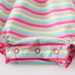 Easter egg stripe strap girl bubble