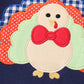 Premium Navy turkey applique boy top