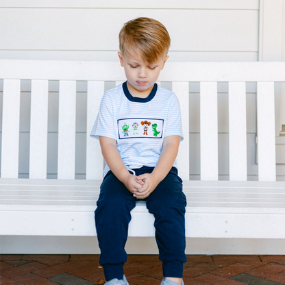 Boys Handsmocked Toy Story Jogger Set