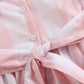 Large Pink Check Butterfly Garden Smocked Dress
