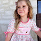 PINK JESUS LOVES ME EMBROIDERY DRESS