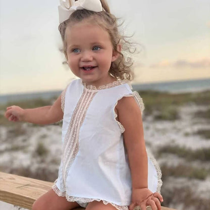 Anna Blue Bloomer Set