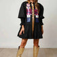 BLACK NUTCRACKER SEQUINS RUFFLE ADULT DRESS